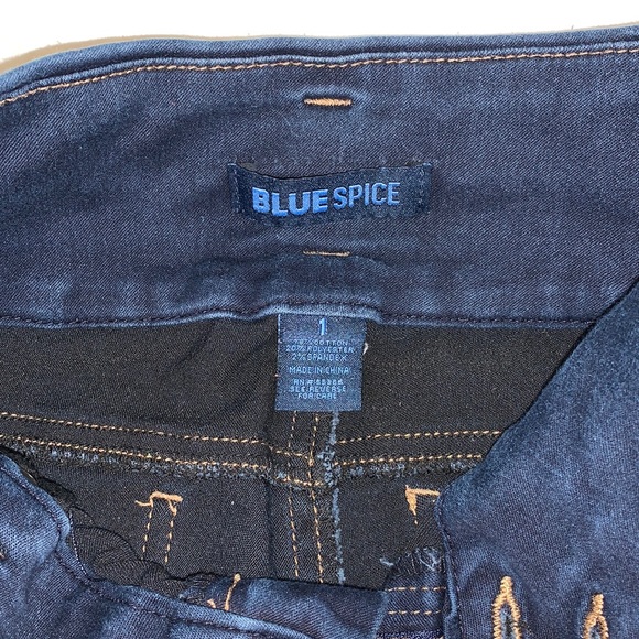 Juniors Blue Spice Stretch Jeans - Picture 4 of 5